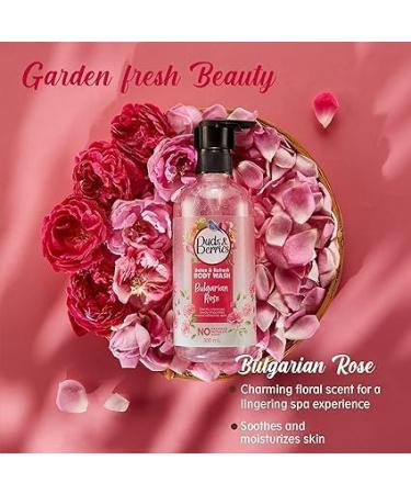 Rose Refreshing Body Wash - Luxurious Detox Shower Gel for Soft Smooth Skin | Paraben-Free & Soap-Free (300 ml - Buy Online on GoSupps.com