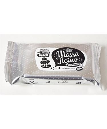 Massa Ticino Rollfondant Black 250 G