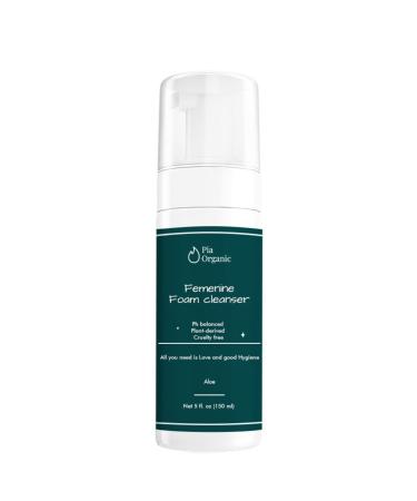 Aloe Feminine Foam Cleanser with Organic wormwood/olive leaf Foaming PH Balance Feminine Wash/Yoni Wash /Self-Foaming Pump (5fl. Oz.) Aloe Vera
