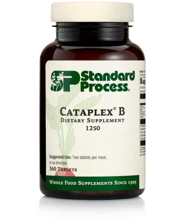 Standard Process Cataplex B - Whole Food Formula with Niacin, Vitamin B6, Thiamine, and Inositol for Heart Health, Metabolism, and Cholesterol Maintenance - 360 Tablets