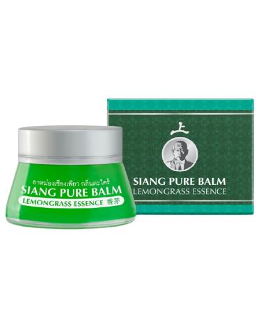 Baume SIANG PURE Premium Citronnelle 20g Natural Essence Lemongrass Cr me Tha landaise Traditionnelle Bien- tre & Massage