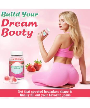 Booty Gummies for Women Multivitamin Vegan NonGMO Sculpting Lifting & Firm Buttocks 1 Pack - Buy Online on GoSupps.com
