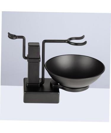 Buy Minkissy Stainless Steel Men's Shaving Set | Razor Holder & Brush Stand with Bowl - International Shipping Available - Buy Online on GoSupps.com