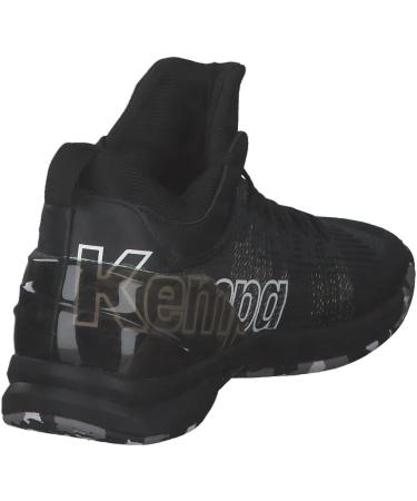 Buy Kempa Unisex Attack Mid Handball Shoe - Black | Size 48 EU | International Shipping Available - Buy Online on GoSupps.com