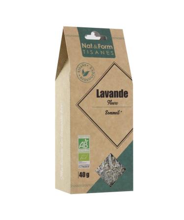 Nat&Form Organic Lavender Herbal Tea 40g