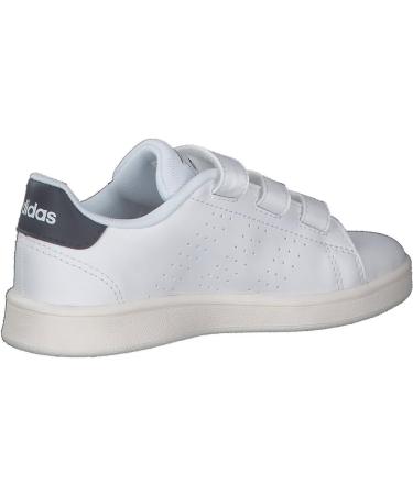 adidas Kids Advantage Cf I Sneaker - Child 13.5 UK, White/Navy - Buy Online on GoSupps.com
