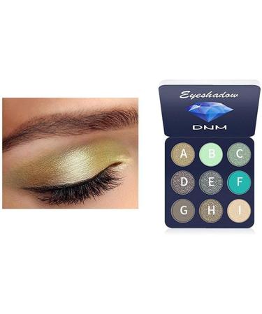 9 Colors Pearlescent Matte Eyeshadow Palette Diamond Glitter Shimmer Sparkle Eye Shadow Powder Palette Waterproof Long Lasting Cosmetic Eye Makeup 01#The Wizard of Oz - Buy Online on GoSupps.com