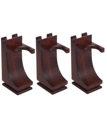 Cabilock 3st stand for razor for razor electric shaver men electrical razor storage stand for razor men razor tool holder wooden holder shaving Suite man bamboo