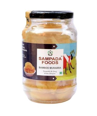 Orlova 100% Natural Bamboo Murabba (Bans Murabba) | Helps Increase Height Growth | Contains Soft Pieces of Bamboo Shoots from Organic farms (450 Grams)