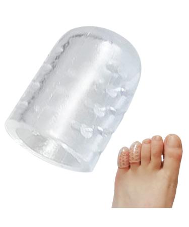 Silicone Anti-Friction Toe Protector - 2023 New Silicone Breathable Toe Covers - 10/30/60Piece Toe Protectors Caps for Corns Blisters and Pain Relief - 0.39Inches (30PC)