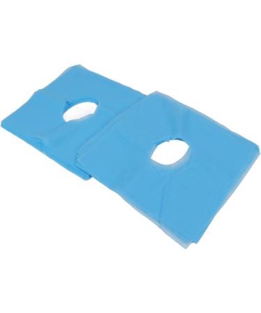 Ververt Touch Disposable Pillow Covers - 100 Pack Breathable & Water-Absorbent Facial Covers for Beauty Salons - Blue Hole Design - Buy Online on GoSupps.com