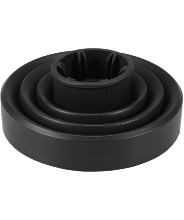 Hair Blower Diffuser Hairdryer Cover Styling Foldable Folding Collapsible Silicone Hairdressing Tool Attachment for Natural Wavy Fine Thick Hair for Home Barbershop Hairdressing Salon(Black) - Buy Online on GoSupps.com