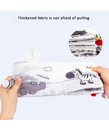 Crinkle Forest Cloth Book for Babies - Sensory Learning Toy for 6-12 Month Old Infants - Buy Online on GoSupps.com