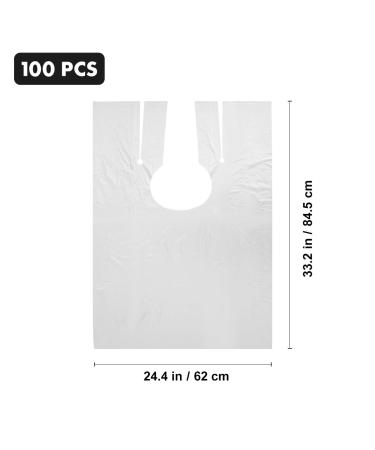 Beaupretty 100 Disposable Hair Cutting Neck Scarves - Waterproof Salon Tools for Perfect Haircuts | International Shipping Available - Buy Online on GoSupps.com