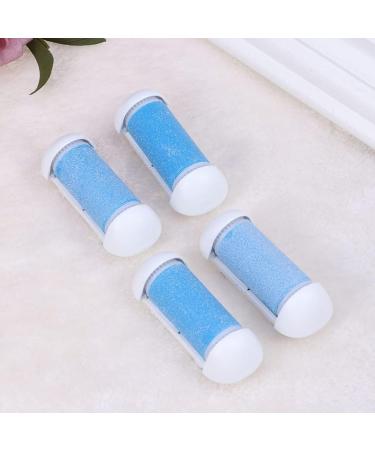 12 Replacement Rollers for Foot File - Coarse Refill Heads for Electronic Pedicure Tools - Blue - Buy Online on GoSupps.com