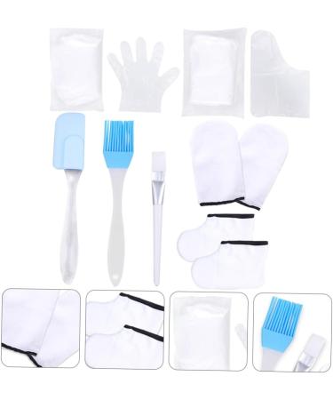 Cabilock Ensemble de Soin des Mains Pieds Taille Unique Hydratant et Exfoliant Accessoire de Gommage Spa Usage Domestique et Professionnel Couvre-mains et Pieds en Coton Couleur Al atoire - Buy Online on GoSupps.com