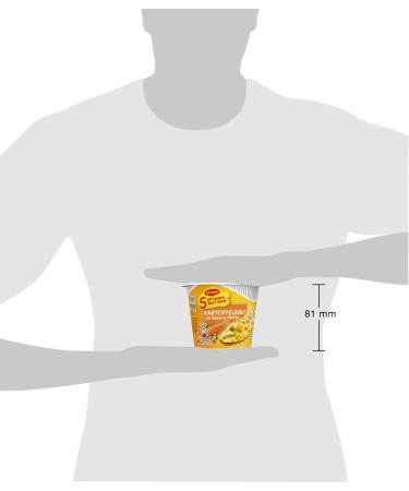 Buy Maggi 5 Minute Terrine Mashed Potatoes with Peas & Carrots - 8 Pack (43g Each) | Quick & Delicious International Shipping - Buy Online on GoSupps.com