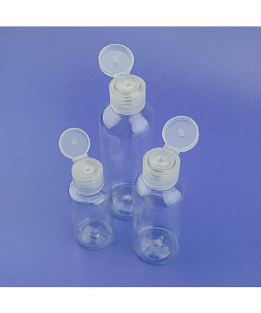 DRAGON SLAY 100ml Reusable Travel Bottles for Toiletries Set Mini Size Compact Containers for Shampoo and Conditioner Flexible Plastic Clear/Transparent Flip Cap 6 Pack 100ml (6 Pack) - Buy Online on GoSupps.com