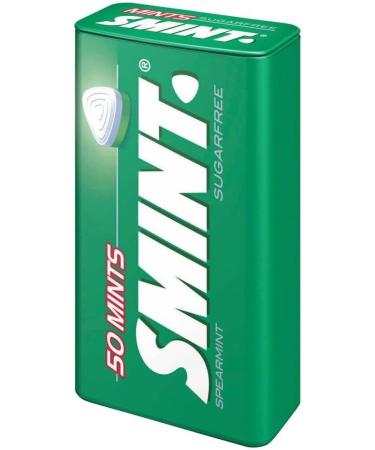 8 x Smint XXL Spearmint Sugar Free Mints - Helps keep Teeth Clean And Mouth Fresh - Buy Online on GoSupps.com