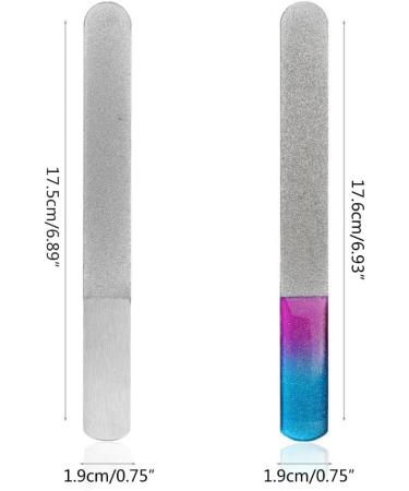 Stainless Steel Smooth Buffer Epoxy Resin Polisher Resin Polishing Tools Metal Nail Double Sided File Manicure - Buy Online on GoSupps.com