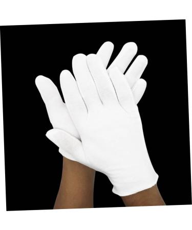 HAPINARY 16 Pairs White Cotton Gloves Cat Purse Industrial Gloves Grip Gloves for Work Mens Work Gloves Cotton Inspection Gloves Gavel Warm Cotton Mitts Miss Labor Protection Cotton Jewelry - Buy Online on GoSupps.com