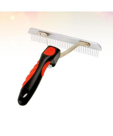 PopetPop 2pc Portable Pet Grooming Brush Set - Stainless Steel Animal Fur Remover for Dogs Cats and Rabbits - Durable & Lightweight Cleaning Tool - Buy Online on GoSupps.com
