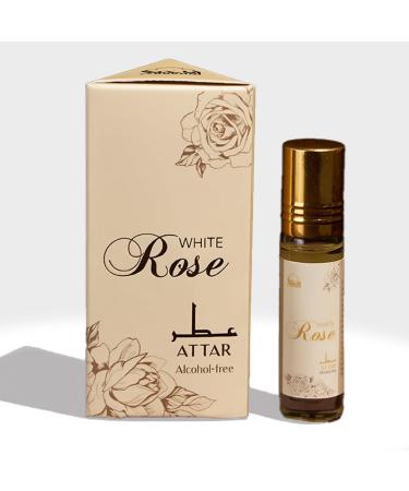 Du.khni Wh.ite Ro.se Attar Oil|Arabic Perfume Oils For Men And Women|100% Pure Ittar Roll On Perfume