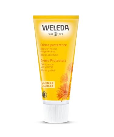 WELEDA - Cr me Protectrice Adultes & Enfants Calendula Bio Protecteur Et Apaisant Visage Et Corps Cr me Visage Peaux S ches Ou Sensibles Huile D Amande Douce Labellis e NATRUE 75ml 75 ml (Lot de 1)