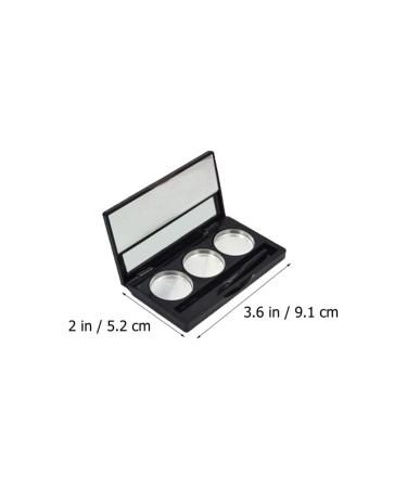 Beaupretty 3 Series Empty Eyeshadow & Lipstick Palette - Refillable Travel Organizer Magnetic Plastic Makeup Box for International Shipping - Buy Online on GoSupps.com