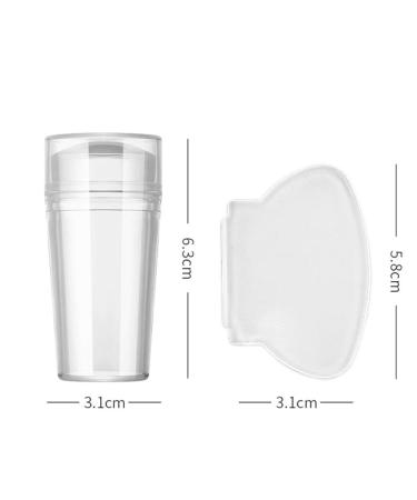 Lurrose 3 Transparent Nail Stamping Plates & Scrapers - Silicone Nail Art Tools for Perfect Manicures | International Shipping Available - Buy Online on GoSupps.com