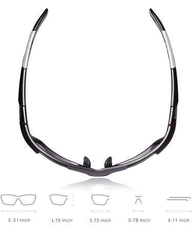 G7 Sports Polarized Sunglasses | Men Women | Black Ice Blue - Buy Online on GoSupps.com