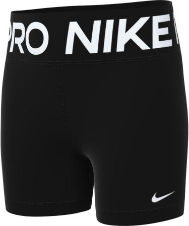 Nike Girls' Shorts G Np Df 3in Short Se+ 10-11 Years Black/White