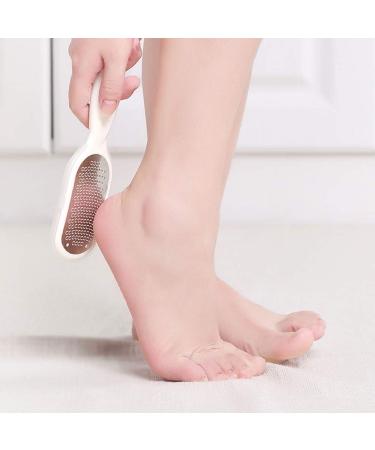 Stainless Steel Double-Sided Foot File - Hard Skin Removal Pedicure Tool (Black) | Premium Manicure Tools for Soft Feet - Buy Online on GoSupps.com