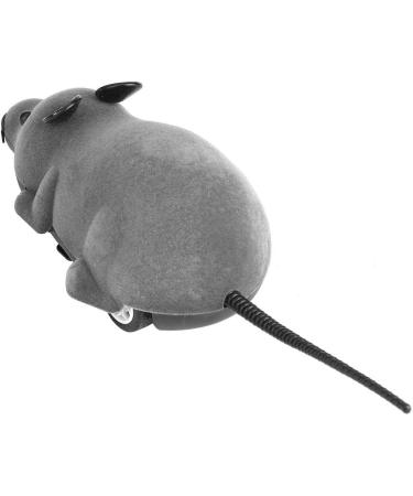 Mouse Cat Toy Wireless Remote Control Funny Rat Toy with 2 Modes Cat Dog Fake Mice Toy for Kids Children Adults(Grey/Brown)(Gray) - Buy Online on GoSupps.com