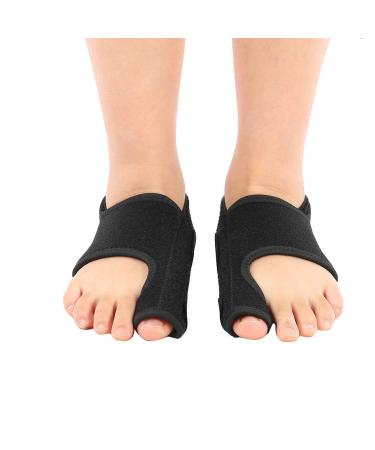 Toe Separator Bunion Corrector 2pcs Hallux Valgus Straightener Orthopedic Bunion Splint Big Toe Protector for Foot Pain Relief Aluminum Bar Strong Fixed Support
