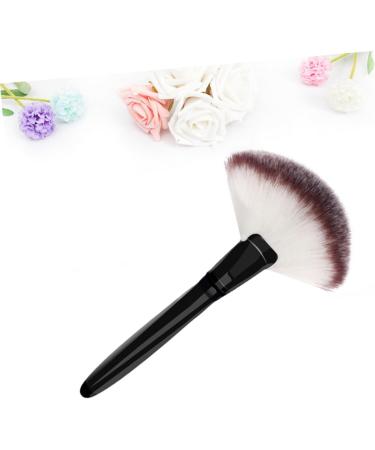 FOMIYES Black Makeup Cosmetics Large Wood Handle Brush Powder Foundation Brush Bamboo Sector - Buy Online on GoSupps.com