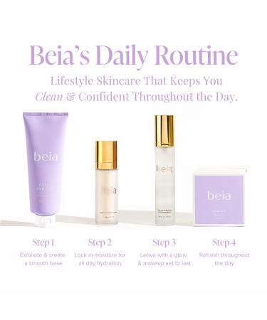 Beia Setting Spray with Hyaluronic Acid for Sensitive Skin - Hydrating Face Mist for Early Morning & Post Shower Glow - Moisturizing Finishing Spray for Makeup - Non Comedogenic Travel Size 0.5 Fl Oz 0.5 Fl Oz (Pack of 1) - Buy Online on GoSupps.com