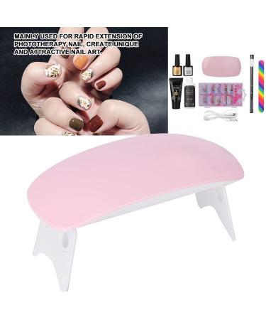 8PC Nail Art Tools Set - Manicure Extension Kit with Mini Dryer & Adhesive - Perfect for Professional Nails - Buy Online on GoSupps.com