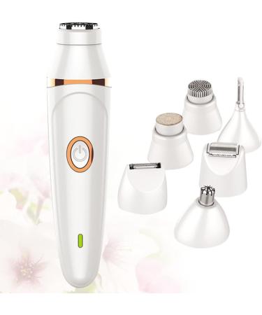 Fomiyes 2PC Hair Removal Tool Set - Painless Electric Bikini Trimmer for Women - Shaving & Cleaning - 14x4cm - Perfect for Smooth Skin - Buy Online on GoSupps.com