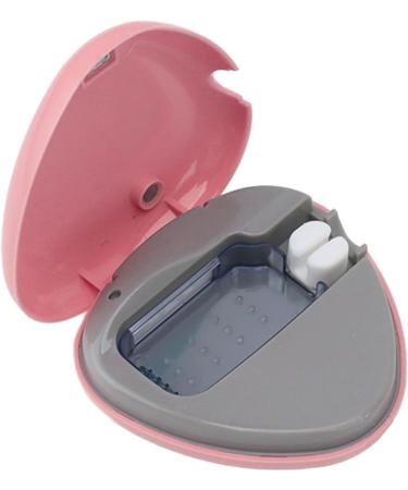 jerss Toothbrush Sanitizer Case Small Toothbrush Holder Efficient Cleaning USB Rechargeable for Home Office Travel (Pink) - Buy Online on GoSupps.com