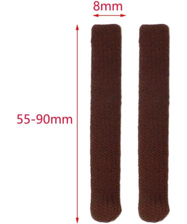 Amagogo 4 Pairs Eyeglass Temple Holder | Non-Slip Ear Pads & Grip Pads in Brown - Perfect Eyewear Accessory for Comfort & Security - Buy Online on GoSupps.com