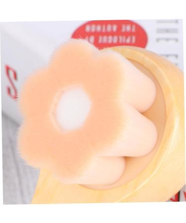 DOITOOL 1pc Face Brush Manual Face Cleansing Brush Face Wash Brush Face Scrubber for Women Facial Brush Manual Silicone Facial Cleaning Brush Bamboo Washbasin Soft Fur - Buy Online on GoSupps.com