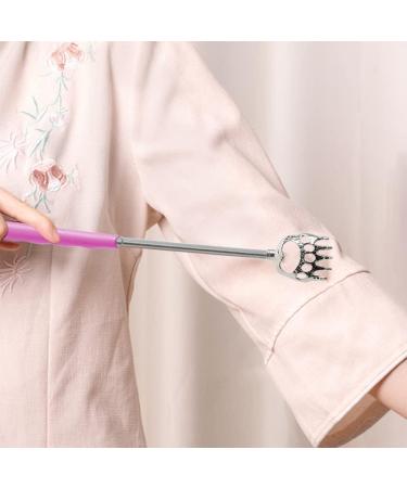 ROXNVM Back Scratchers - 2-Piece Stainless Steel Bear Claw Massage Device Portable Rubber Hand in Blue & Pink for Ultimate Relief - Buy Online on GoSupps.com