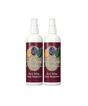Wine Away Red Wine Stain Remover - Removes Wine Spots - Perfect Fabric Upholstery and Carpet Cleaner Spray Solution - Spray on Stain Wash and Laundry to Vanish Stain - 12-Ounces, Set of 2 2-pack