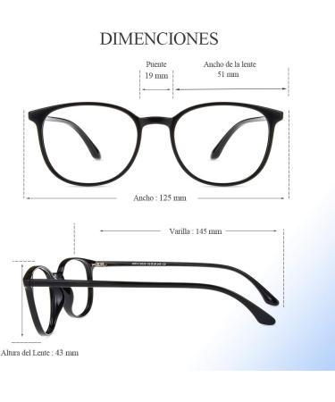 Shop Firmoo Blue Light Glasses for Men & Women | Anti-Tired Filter UV400 Protection TR90 Frame - Black - Buy Online on GoSupps.com