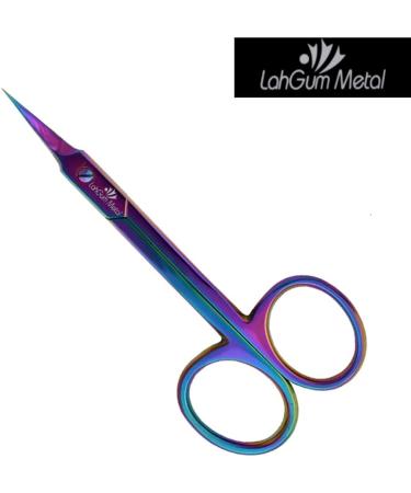 Professional Japanese Grade Curved Fingernail Cuticle Scissors - Titanium Trim Quality, Extra Fine Super Sharp Blade for Precision Manicure - Buy Online on GoSupps.com