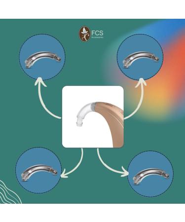 Buy FCS Hearing Devices Ear Hook for Phonak Solana SP BTE - Durable Easy Install Anti-Howling Replacement Accessory | International Shipping Available - Buy Online on GoSupps.com