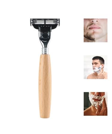 Buy Wooden Handle Security Razor Premium Quality & International Shipping - Buy Online on GoSupps.com