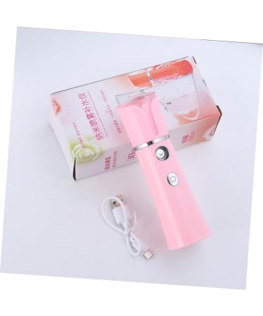 SKISUNO 1Pc spray USB face humidifier humidifier handy face sprayer pores face steamer spray cleaner face steamer sprayer sprayer face USB pink 14.1x2.6cm Pink - Buy Online on GoSupps.com