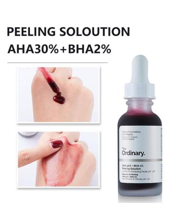 The Ordinary AHA 30% & BHA 2% Peeling Solution - Exfoliating Face Mask for Glowing Skin | International Shipping - Buy Online on GoSupps.com